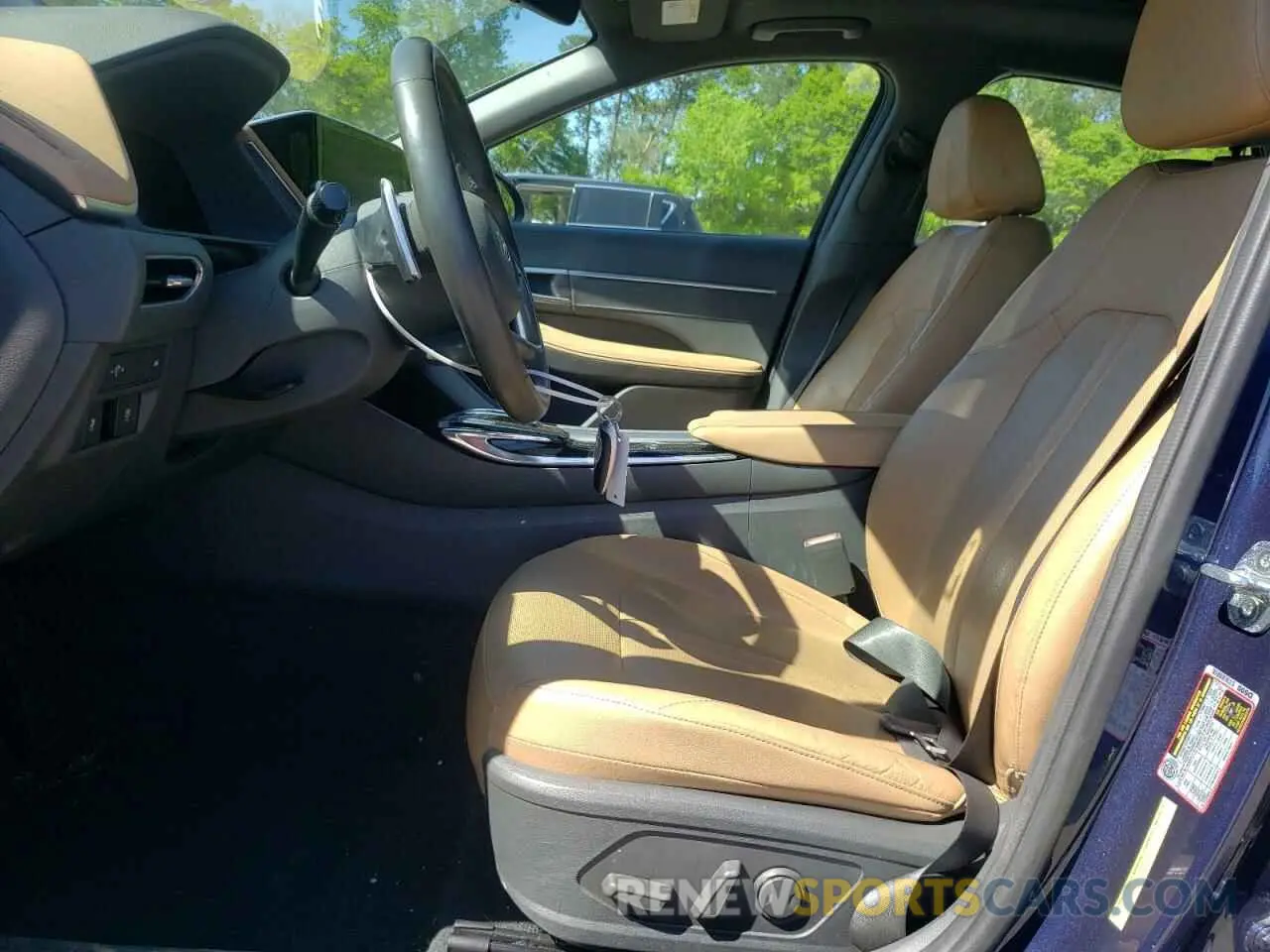 7 fotografías del automóvil dañado 5NPEH4J26MH118293 HYUNDAI SONATA 2021