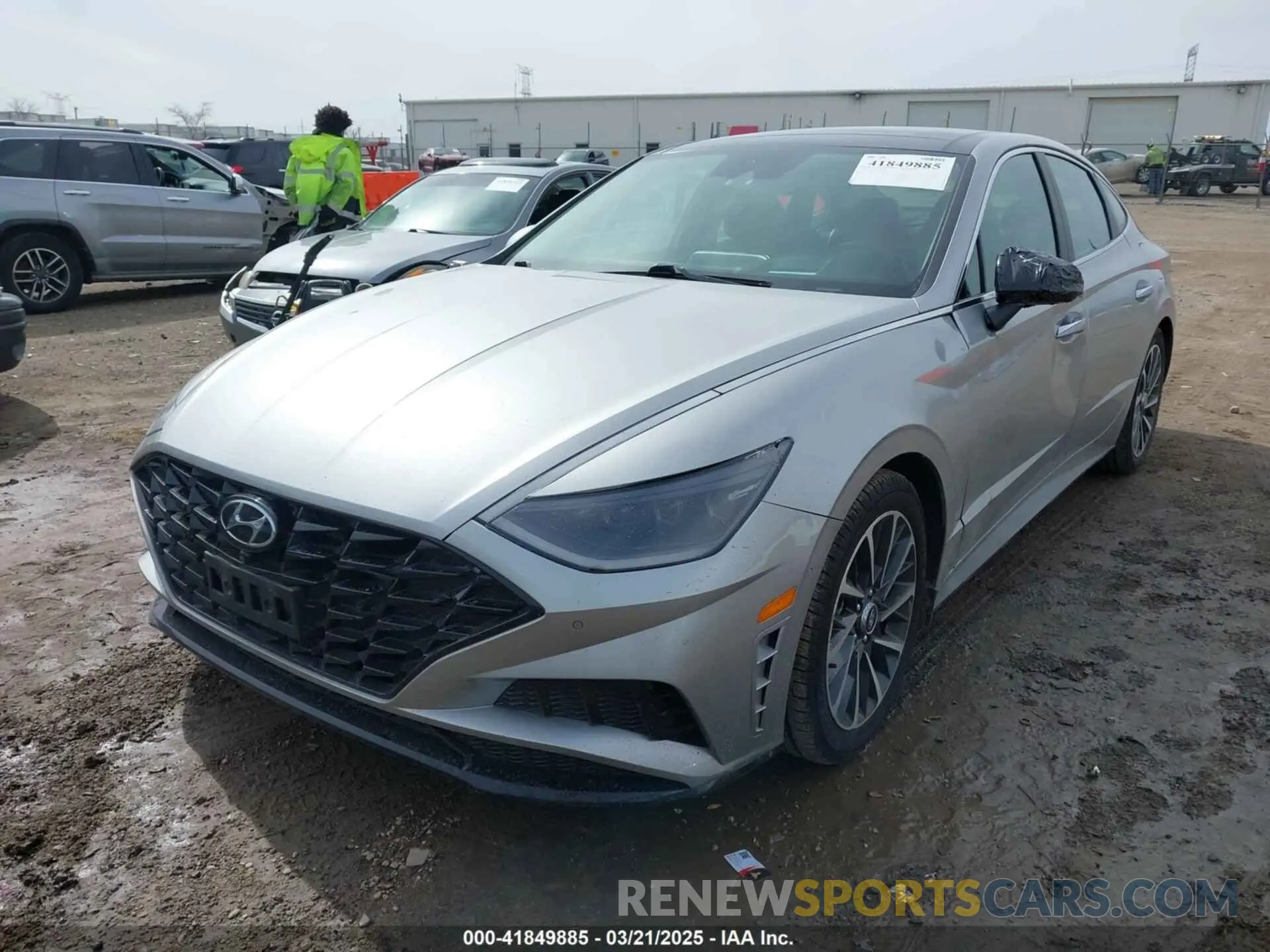 2 fotografías del automóvil dañado 5NPEH4J26MH123073 HYUNDAI SONATA 2021