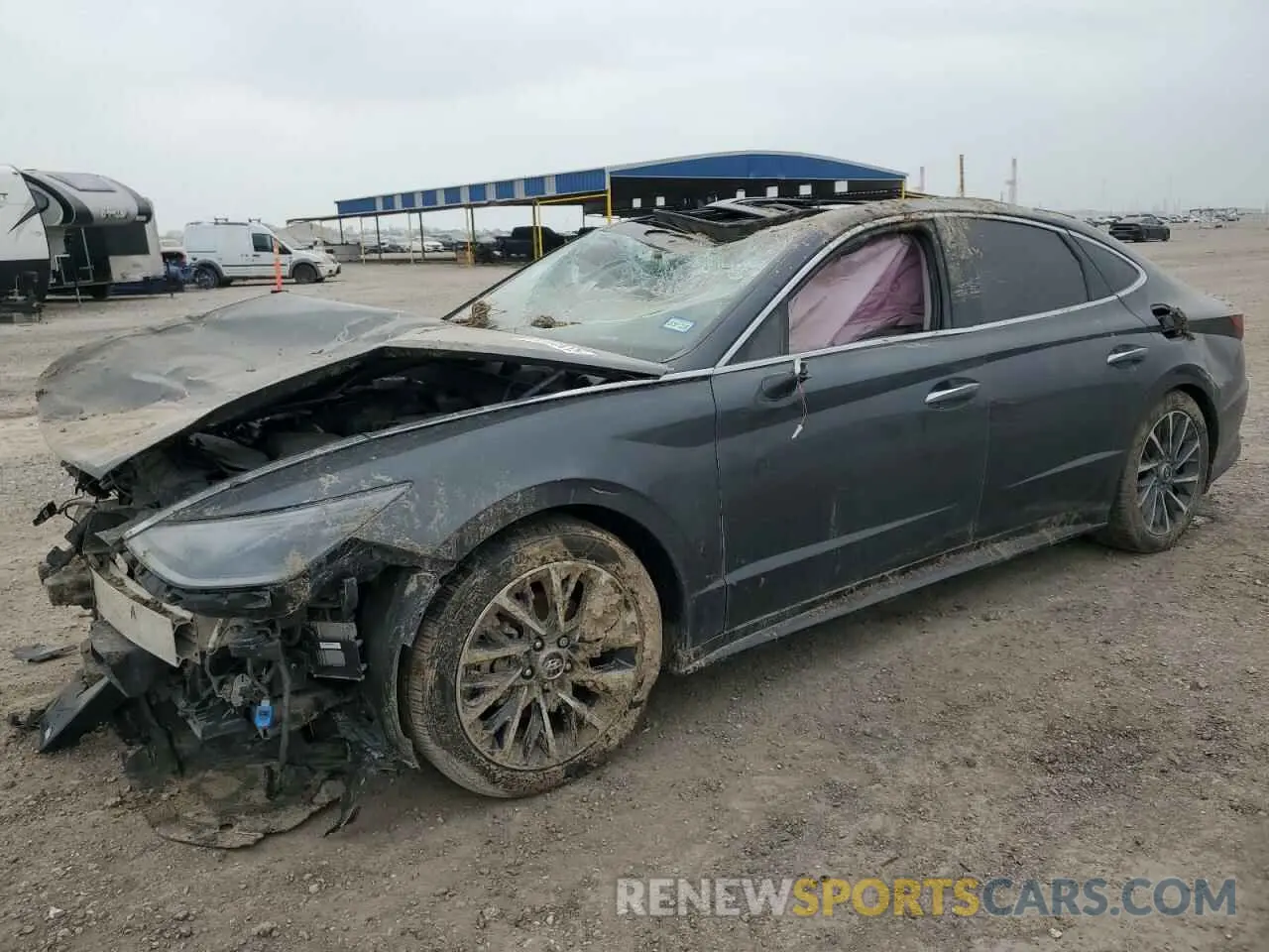 1 fotografías del automóvil dañado 5NPEH4J26MH130332 HYUNDAI SONATA 2021