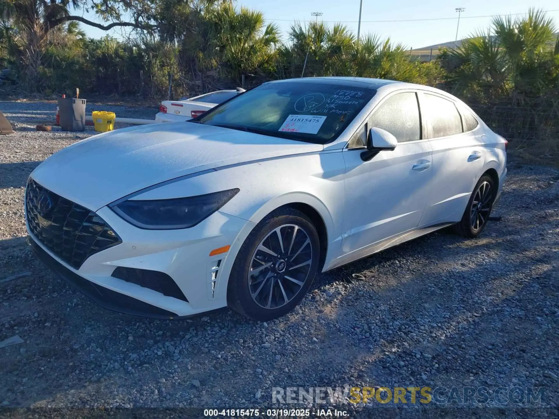 2 fotografías del automóvil dañado 5NPEH4J27MH076071 HYUNDAI SONATA 2021