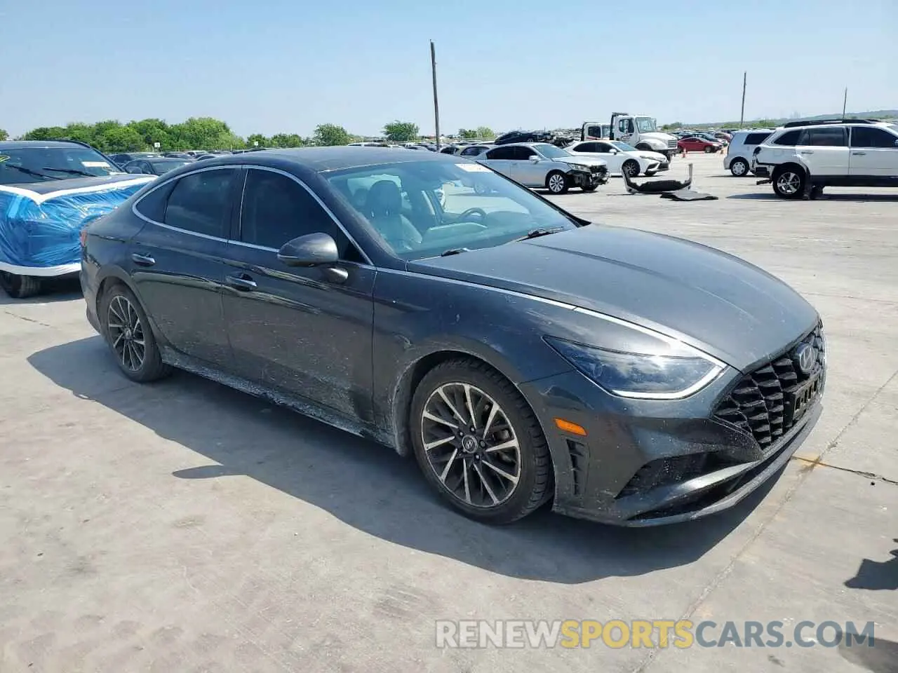 4 fotografías del automóvil dañado 5NPEH4J27MH118786 HYUNDAI SONATA 2021