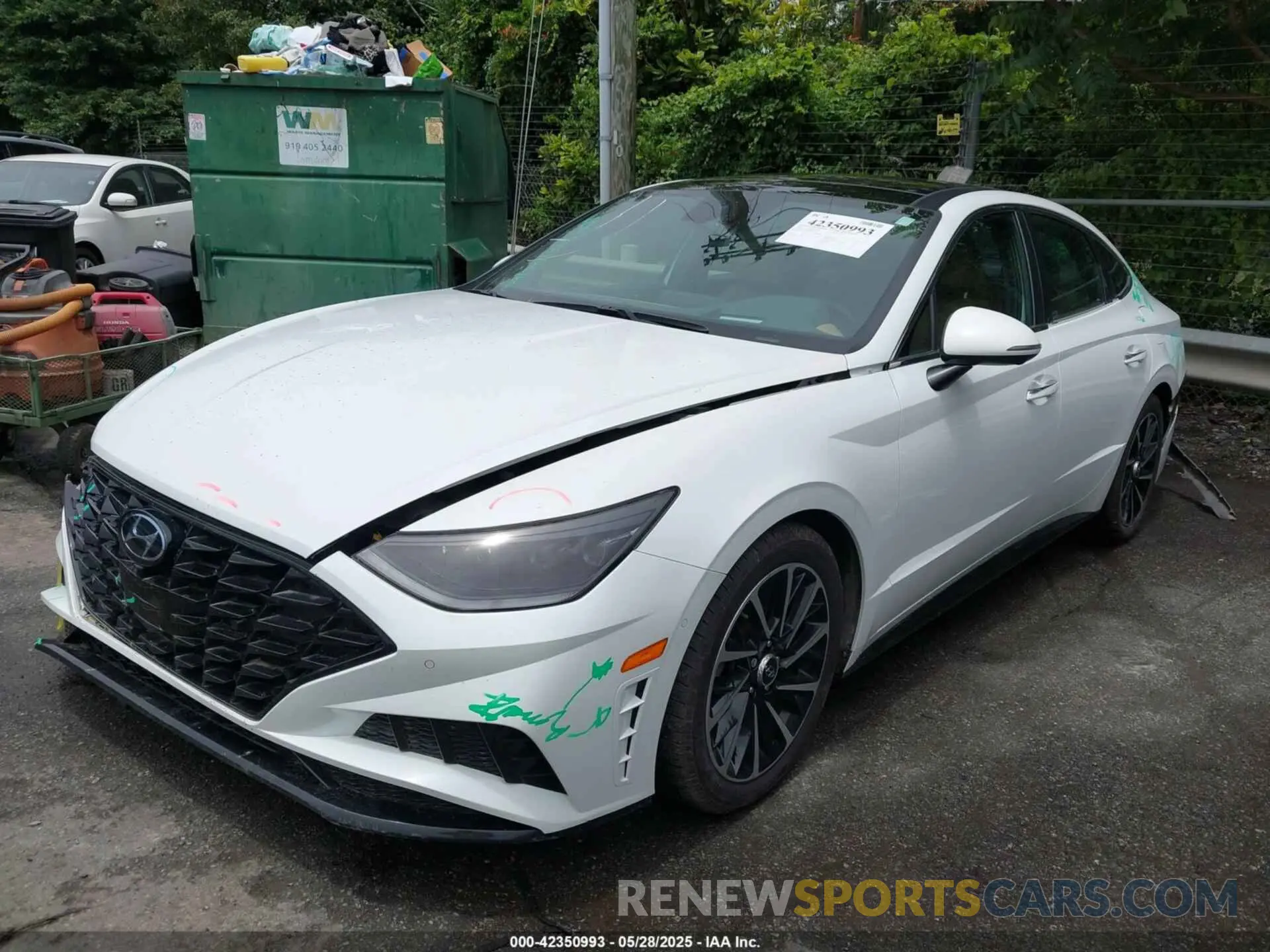 2 fotografías del automóvil dañado 5NPEH4J29MH074774 HYUNDAI SONATA 2021