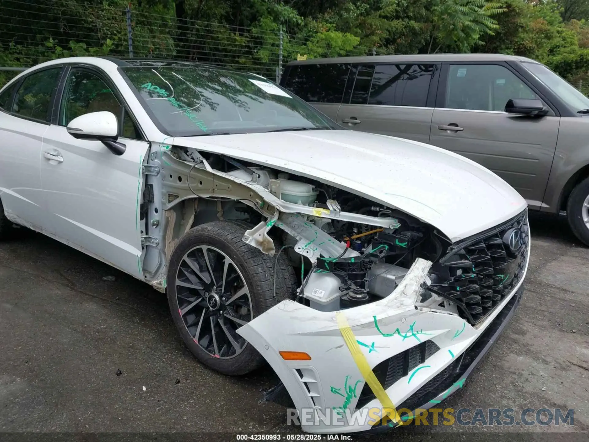 6 fotografías del automóvil dañado 5NPEH4J29MH074774 HYUNDAI SONATA 2021