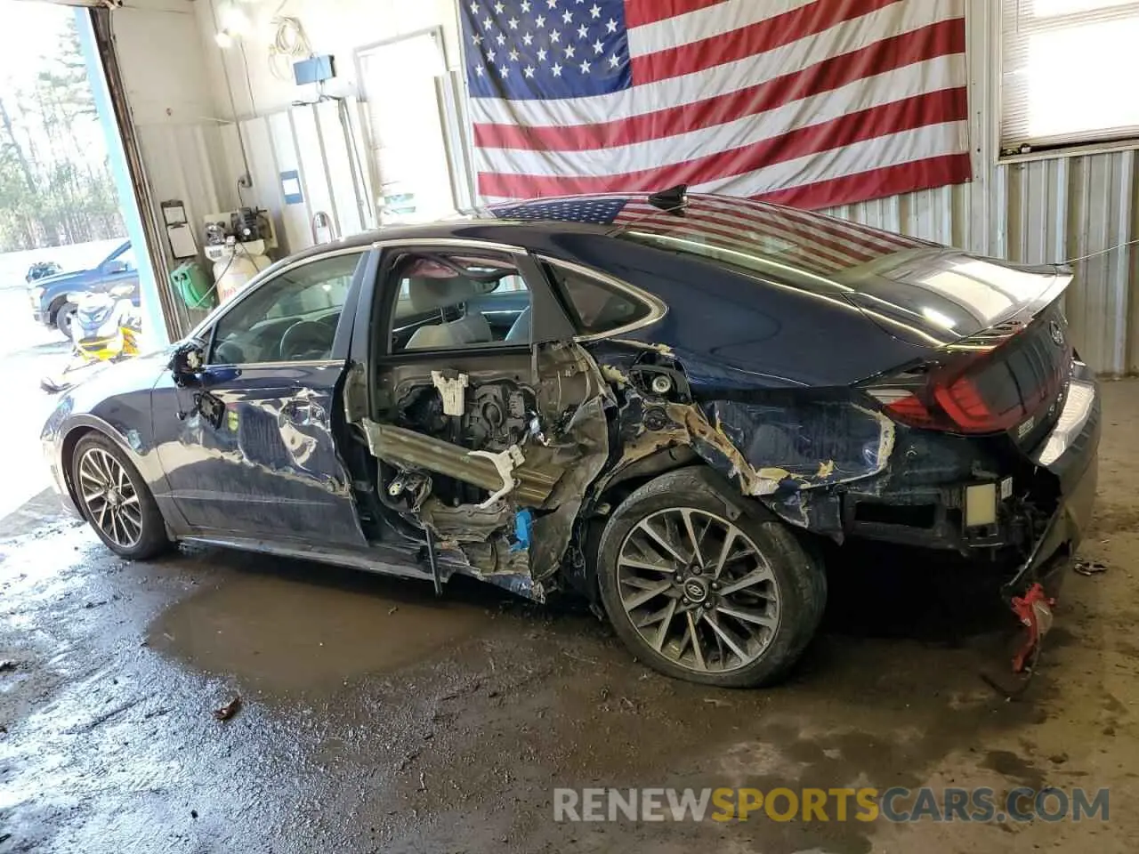 2 fotografías del automóvil dañado 5NPEH4J29MH106770 HYUNDAI SONATA 2021
