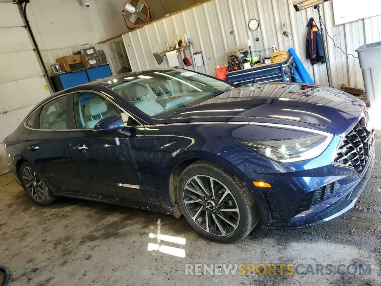 4 fotografías del automóvil dañado 5NPEH4J29MH106770 HYUNDAI SONATA 2021