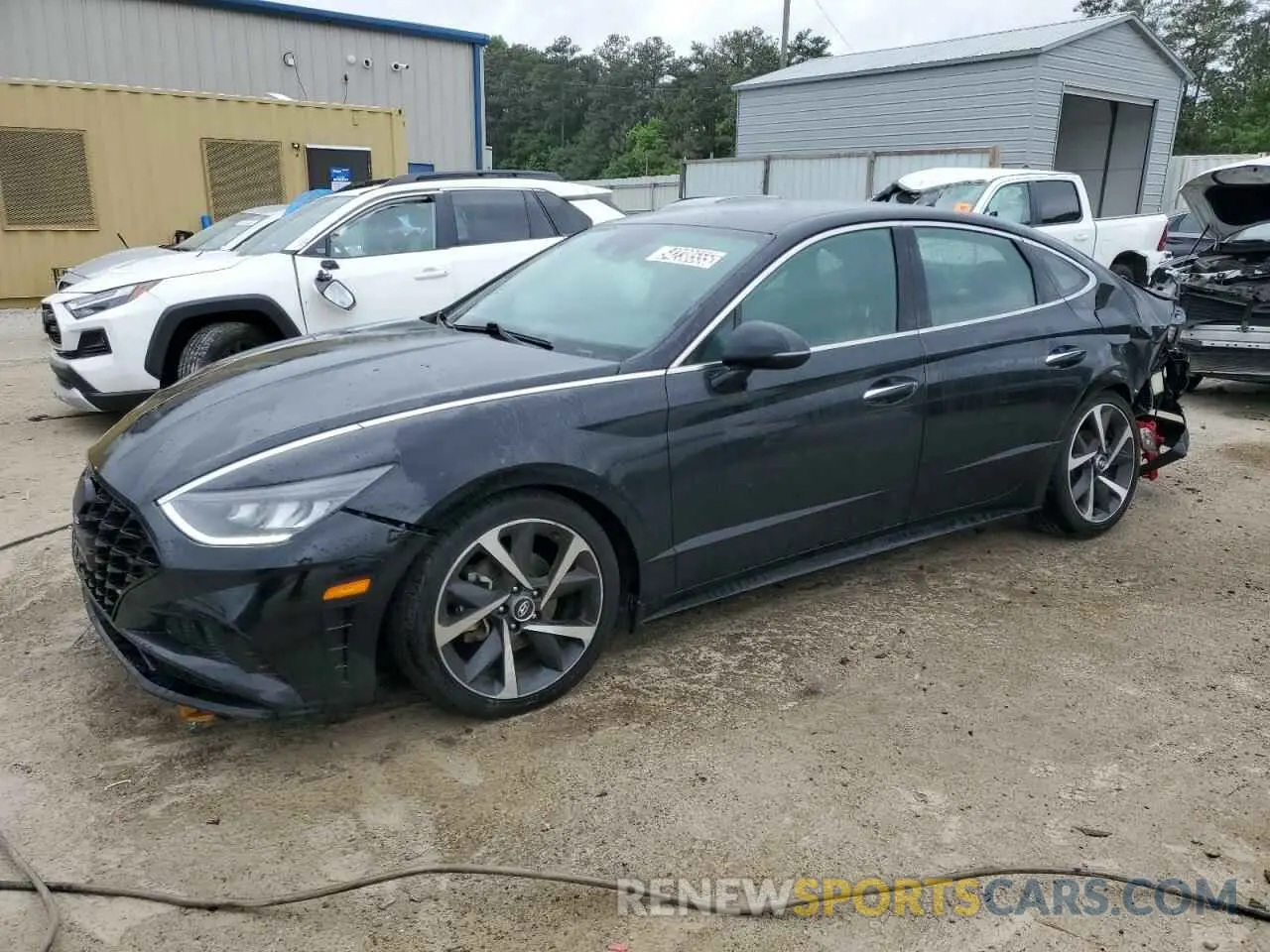 1 fotografías del automóvil dañado 5NPEJ4J20MH107391 HYUNDAI SONATA 2021