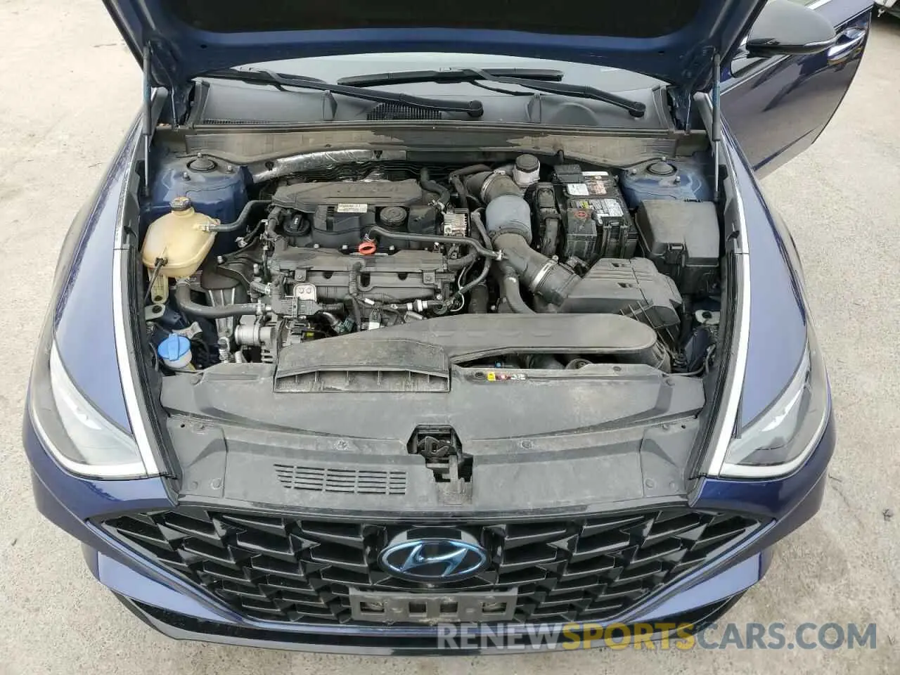 11 fotografías del automóvil dañado 5NPEJ4J20MH110100 HYUNDAI SONATA 2021