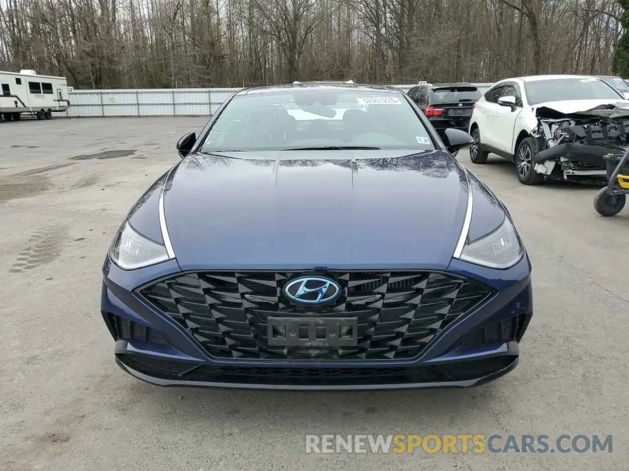 5 fotografías del automóvil dañado 5NPEJ4J20MH110100 HYUNDAI SONATA 2021