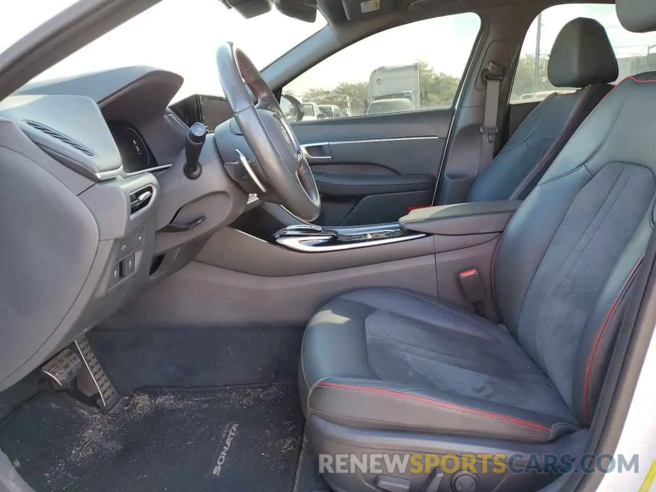 7 fotografías del automóvil dañado 5NPEJ4J21MH081383 HYUNDAI SONATA 2021