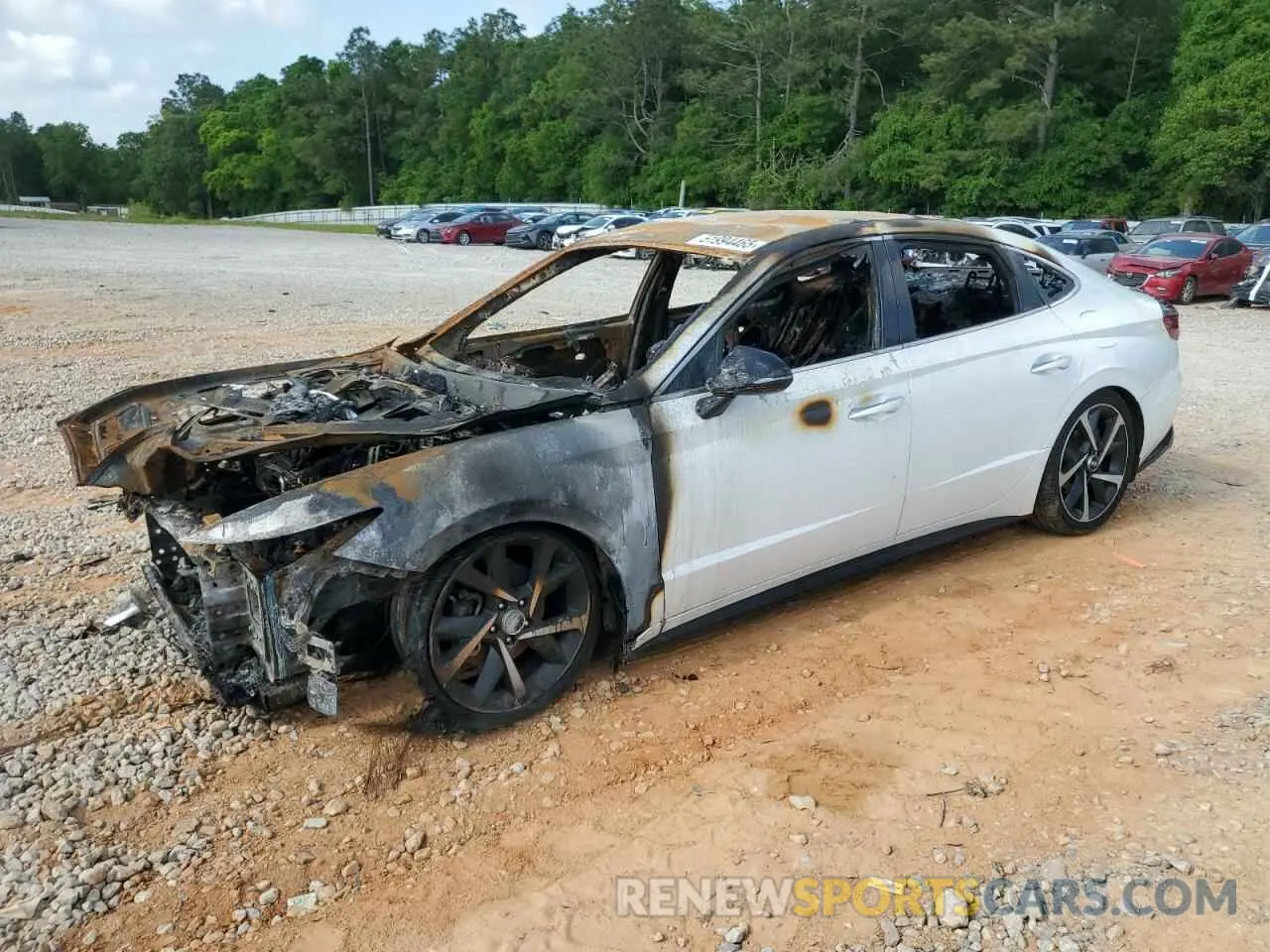 1 fotografías del automóvil dañado 5NPEJ4J21MH110932 HYUNDAI SONATA 2021