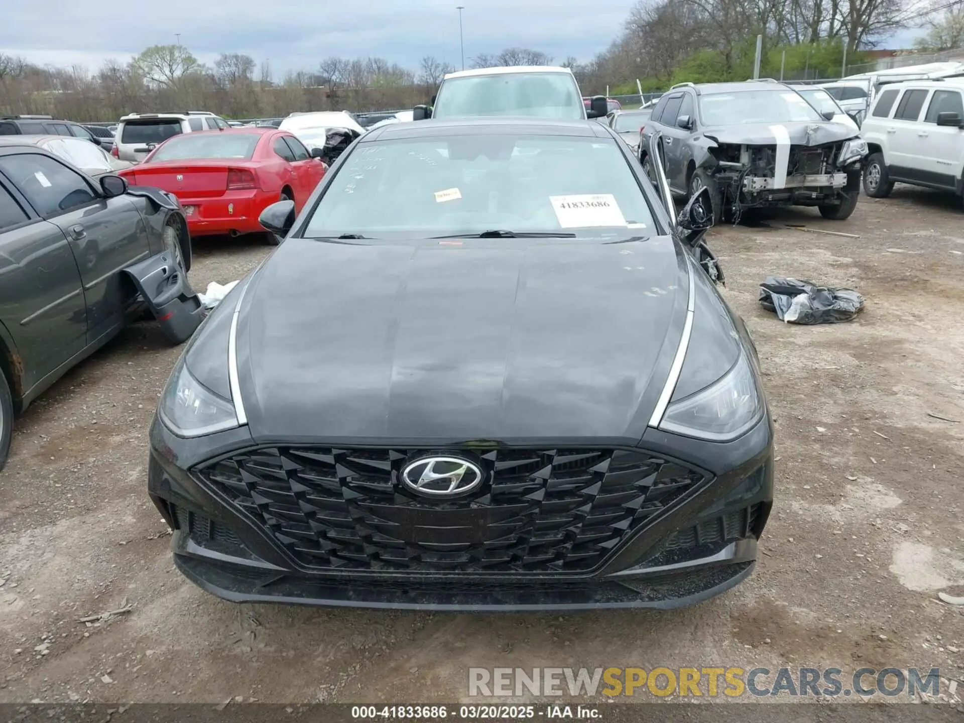 13 fotografías del automóvil dañado 5NPEJ4J21MH111126 HYUNDAI SONATA 2021