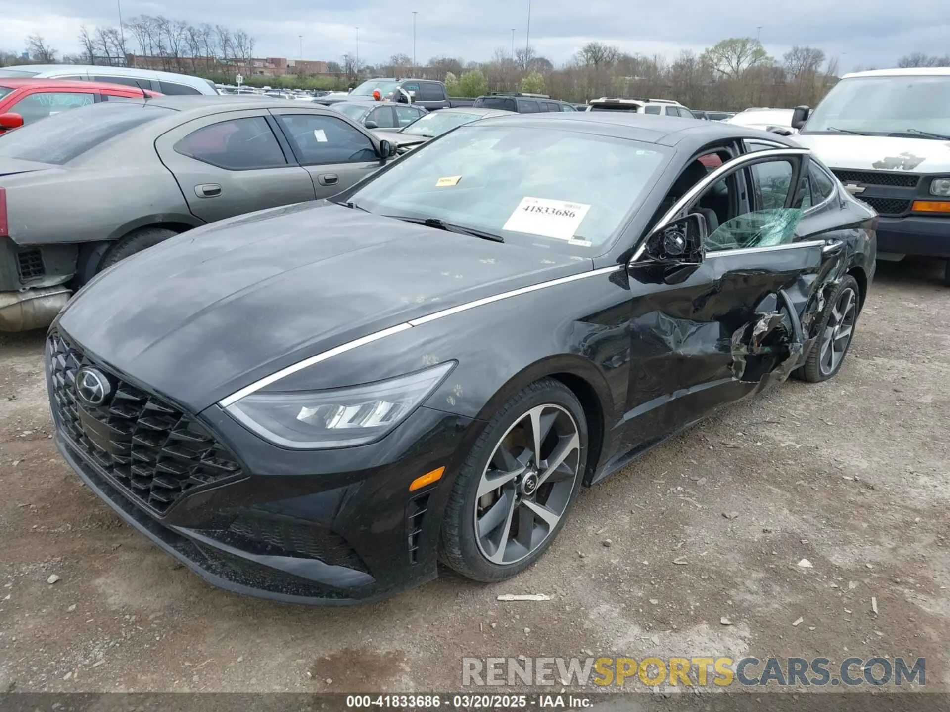 2 fotografías del automóvil dañado 5NPEJ4J21MH111126 HYUNDAI SONATA 2021