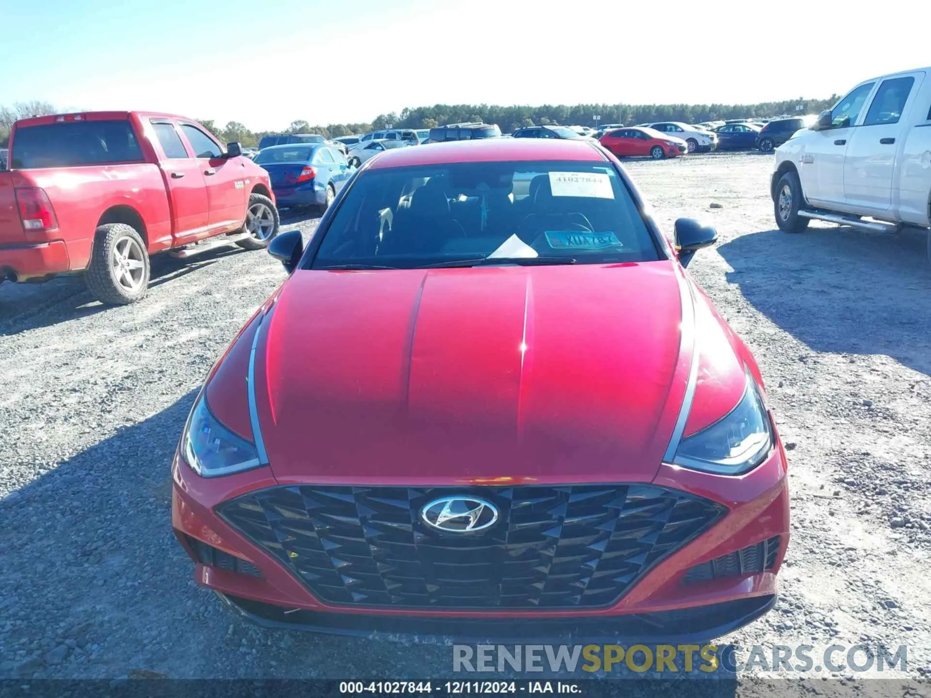 12 fotografías del automóvil dañado 5NPEJ4J22MH084616 HYUNDAI SONATA 2021