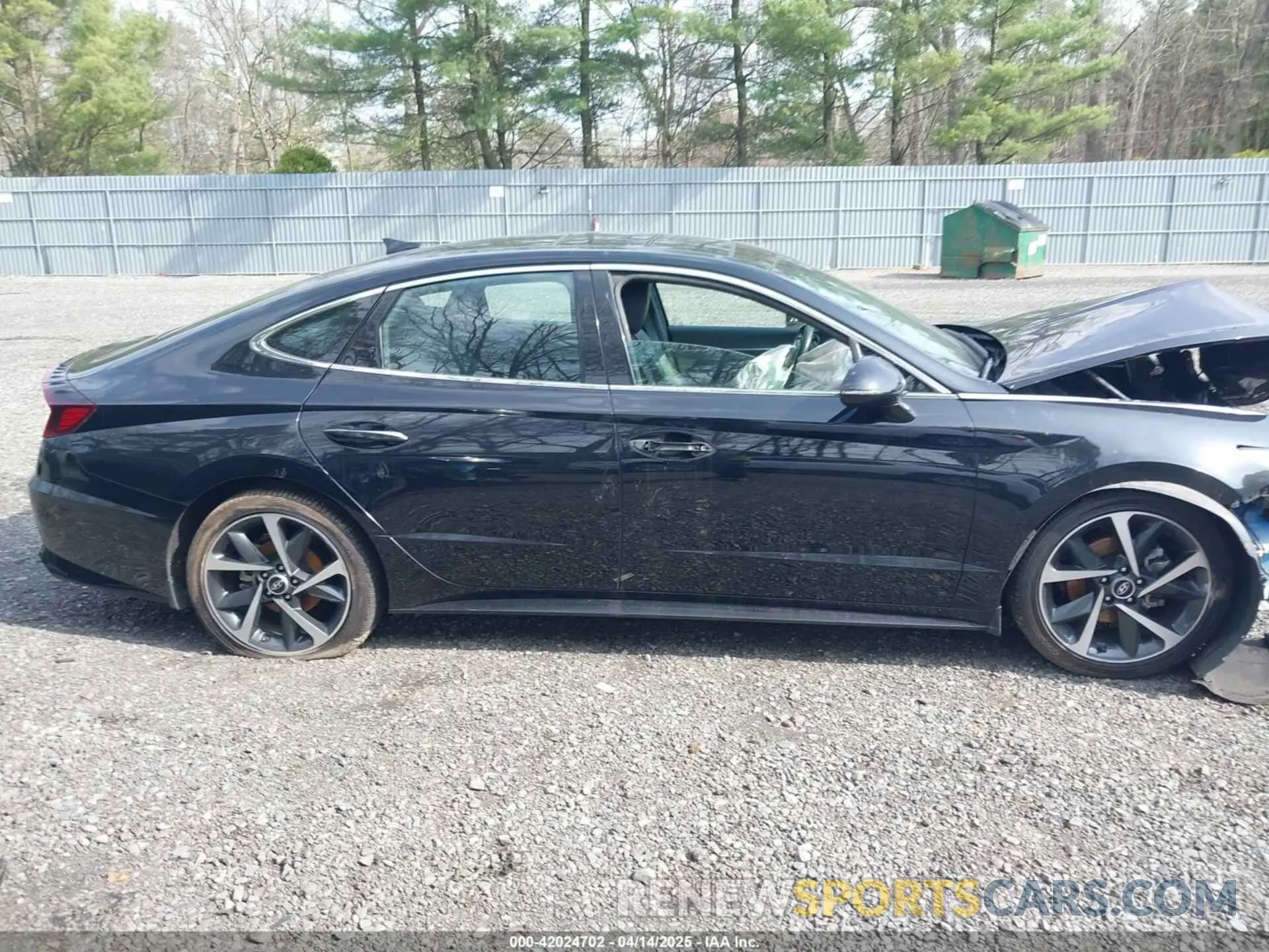 12 fotografías del automóvil dañado 5NPEJ4J22MH087242 HYUNDAI SONATA 2021