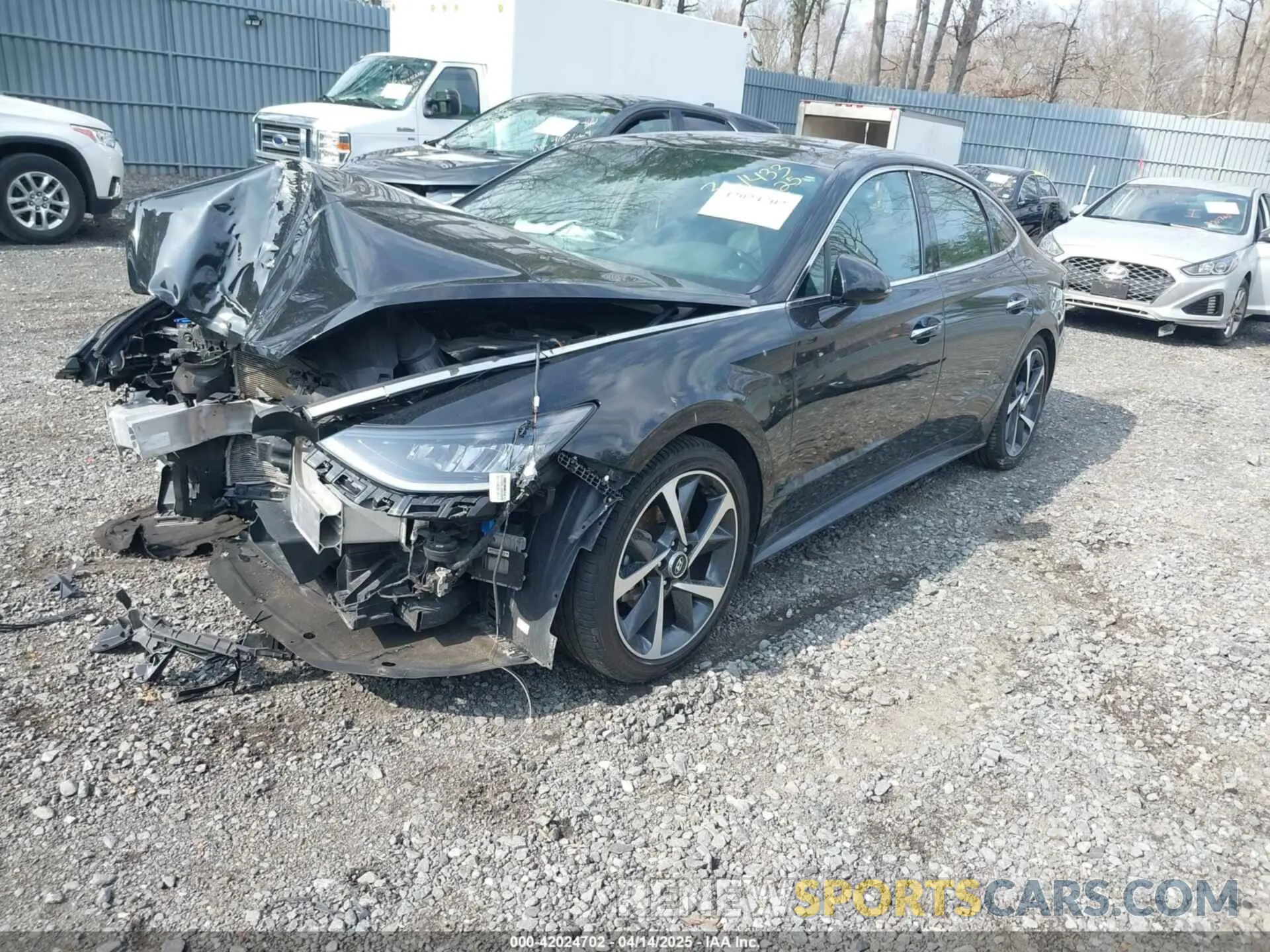 2 fotografías del automóvil dañado 5NPEJ4J22MH087242 HYUNDAI SONATA 2021