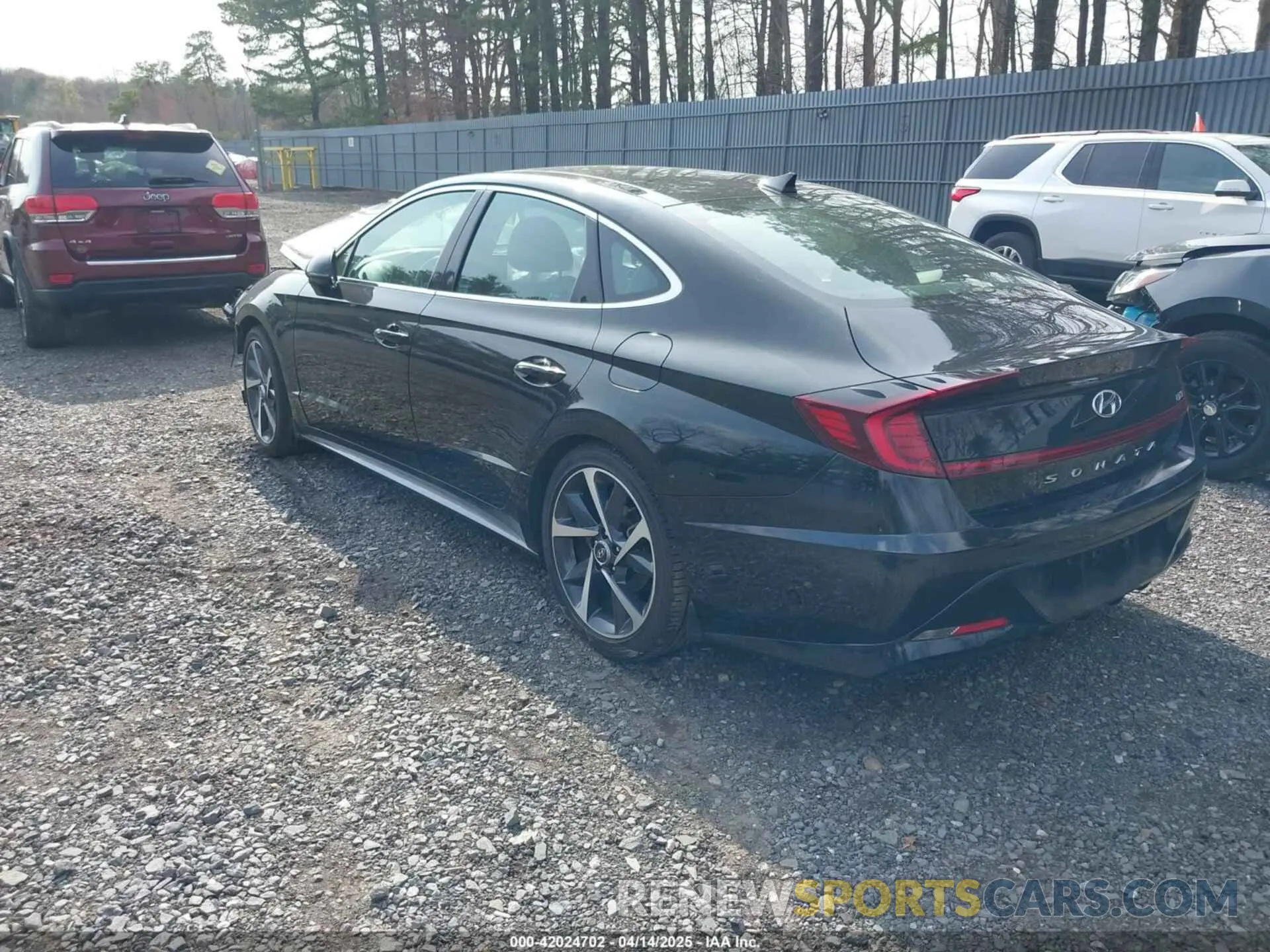 3 fotografías del automóvil dañado 5NPEJ4J22MH087242 HYUNDAI SONATA 2021