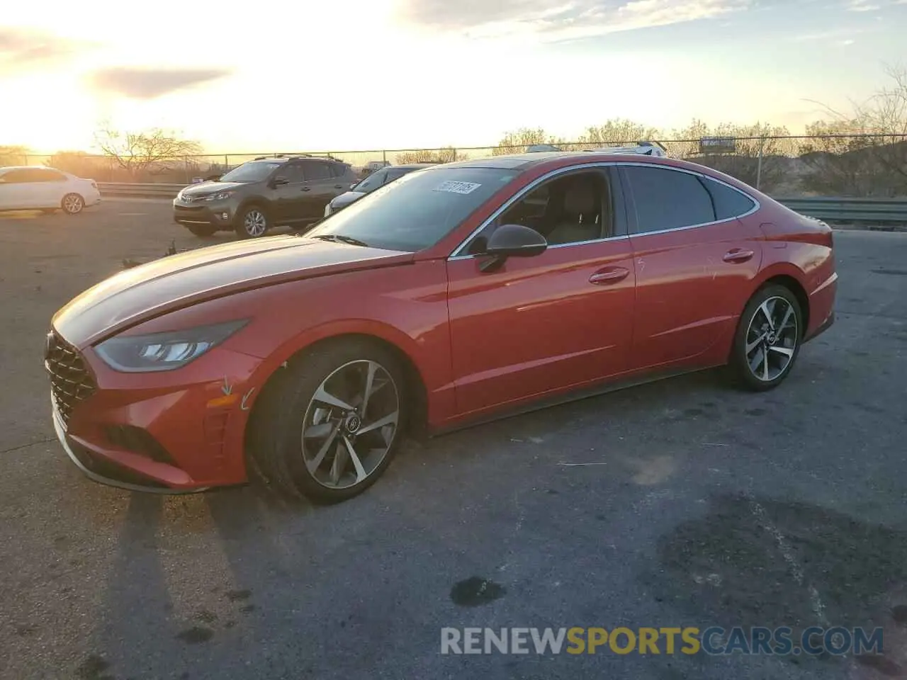 1 fotografías del automóvil dañado 5NPEJ4J22MH103617 HYUNDAI SONATA 2021