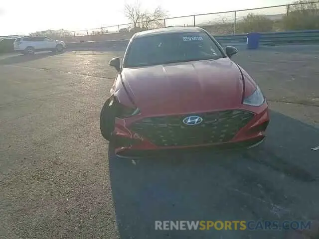 10 fotografías del automóvil dañado 5NPEJ4J22MH103617 HYUNDAI SONATA 2021
