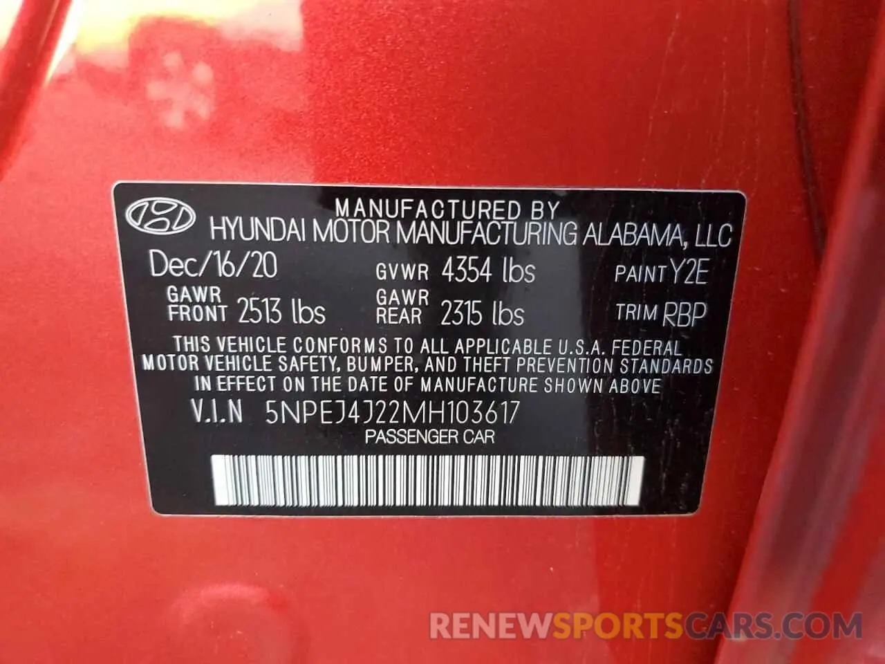 14 fotografías del automóvil dañado 5NPEJ4J22MH103617 HYUNDAI SONATA 2021