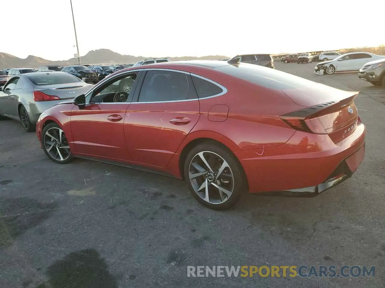 2 fotografías del automóvil dañado 5NPEJ4J22MH103617 HYUNDAI SONATA 2021