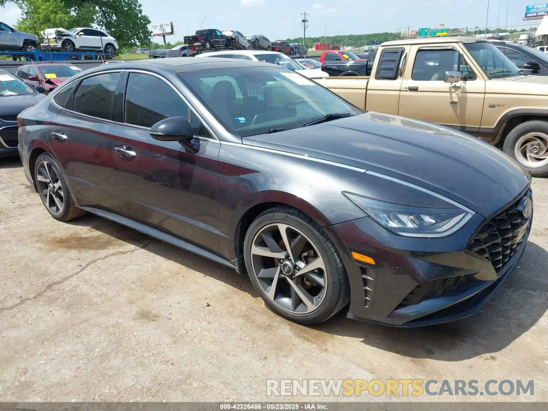 1 fotografías del automóvil dañado 5NPEJ4J23MH085726 HYUNDAI SONATA 2021