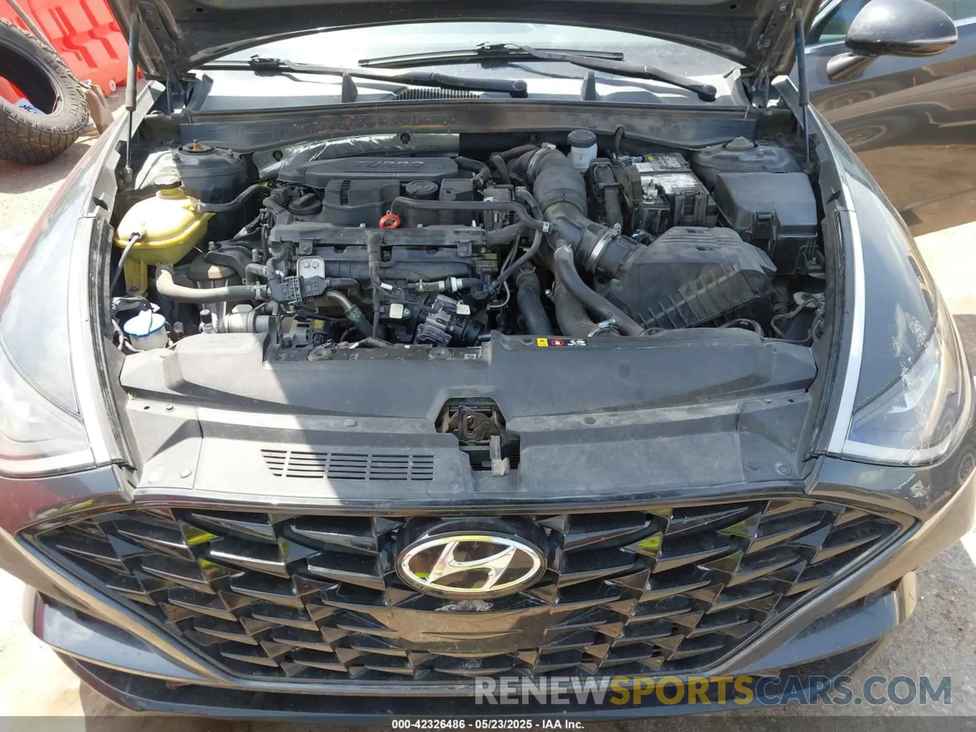 10 fotografías del automóvil dañado 5NPEJ4J23MH085726 HYUNDAI SONATA 2021