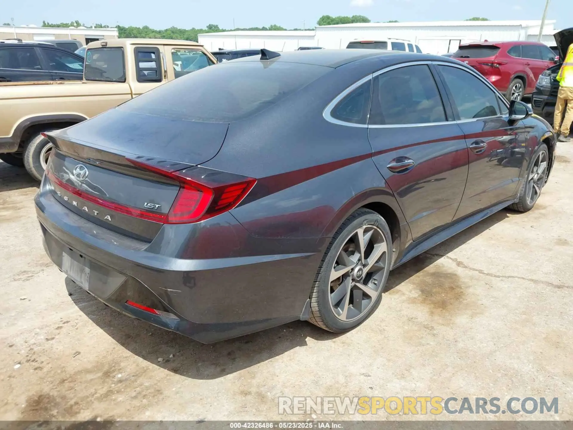 4 fotografías del automóvil dañado 5NPEJ4J23MH085726 HYUNDAI SONATA 2021