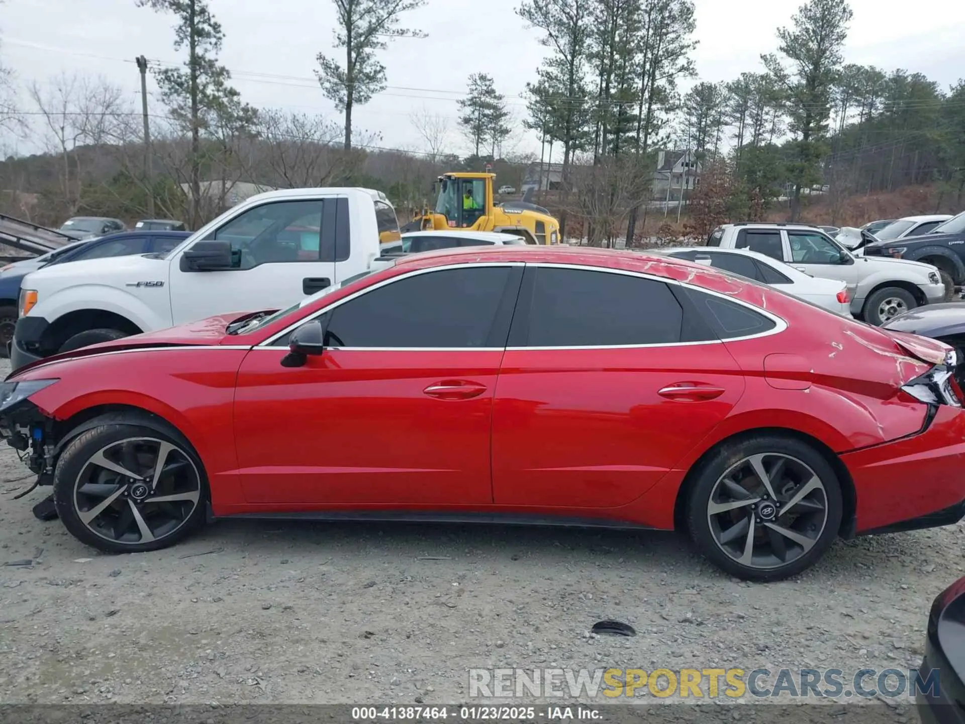 14 fotografías del automóvil dañado 5NPEJ4J23MH087590 HYUNDAI SONATA 2021