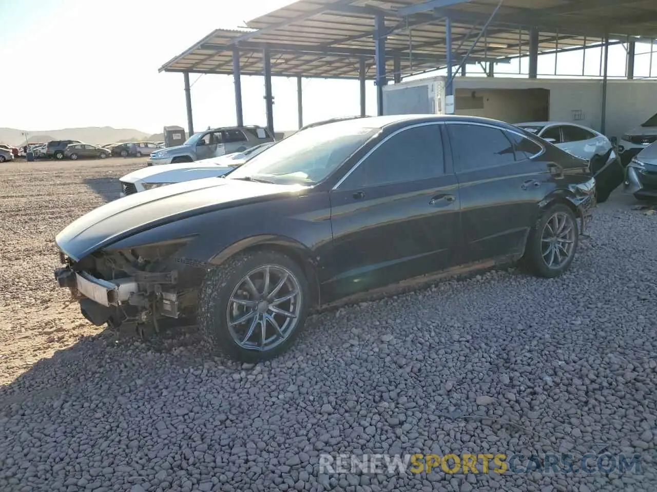 1 fotografías del automóvil dañado 5NPEJ4J24MH064786 HYUNDAI SONATA 2021