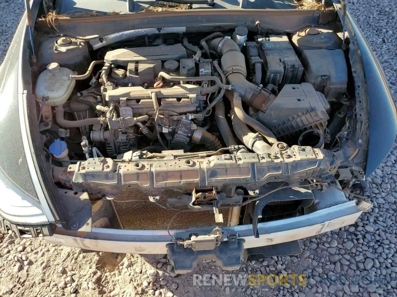 11 fotografías del automóvil dañado 5NPEJ4J24MH064786 HYUNDAI SONATA 2021