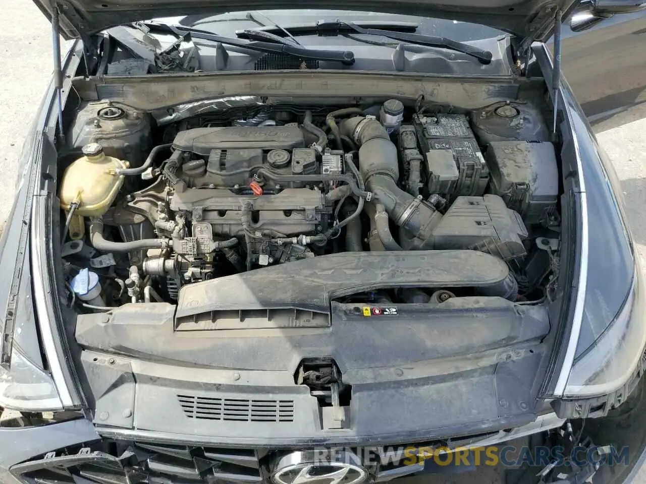 12 fotografías del automóvil dañado 5NPEJ4J24MH086304 HYUNDAI SONATA 2021