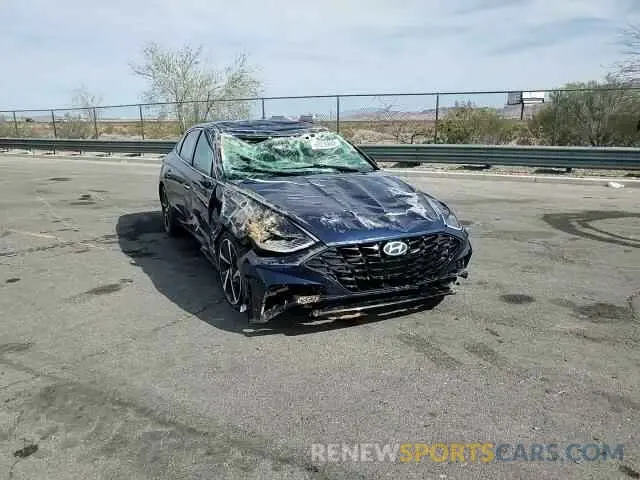 10 fotografías del automóvil dañado 5NPEJ4J24MH099022 HYUNDAI SONATA 2021