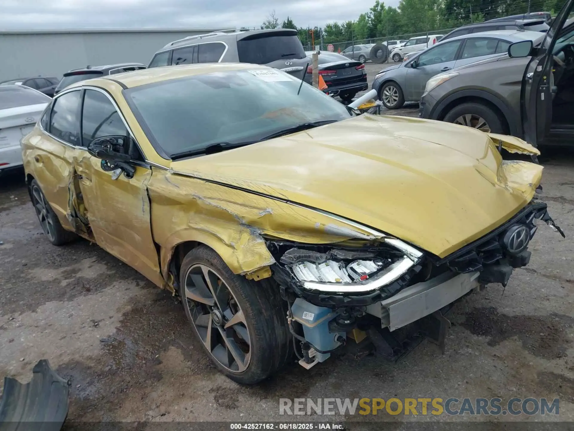 1 fotografías del automóvil dañado 5NPEJ4J27MH068847 HYUNDAI SONATA 2021