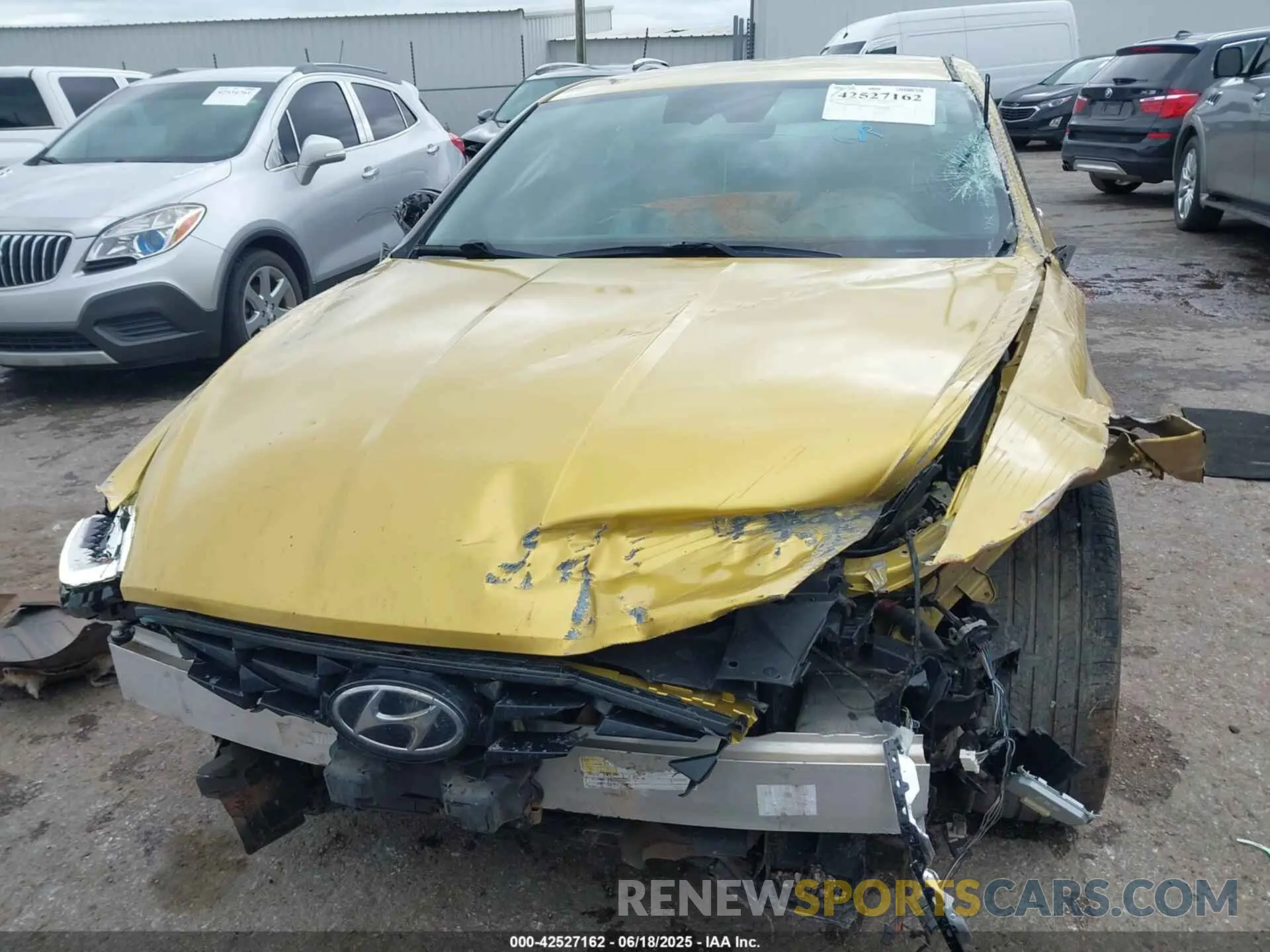 12 fotografías del automóvil dañado 5NPEJ4J27MH068847 HYUNDAI SONATA 2021