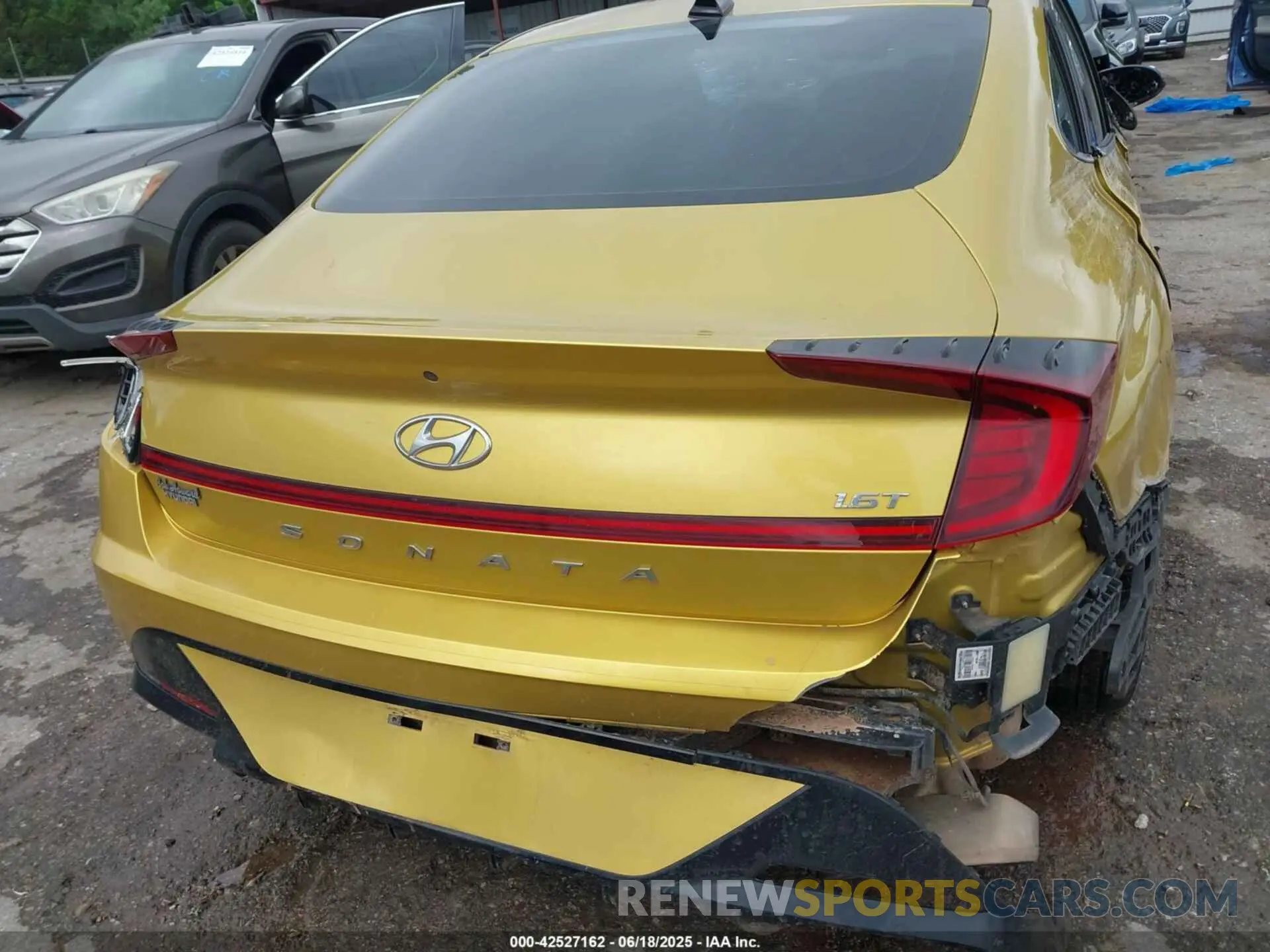 16 fotografías del automóvil dañado 5NPEJ4J27MH068847 HYUNDAI SONATA 2021