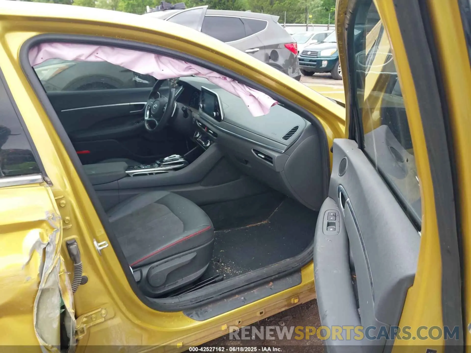5 fotografías del automóvil dañado 5NPEJ4J27MH068847 HYUNDAI SONATA 2021