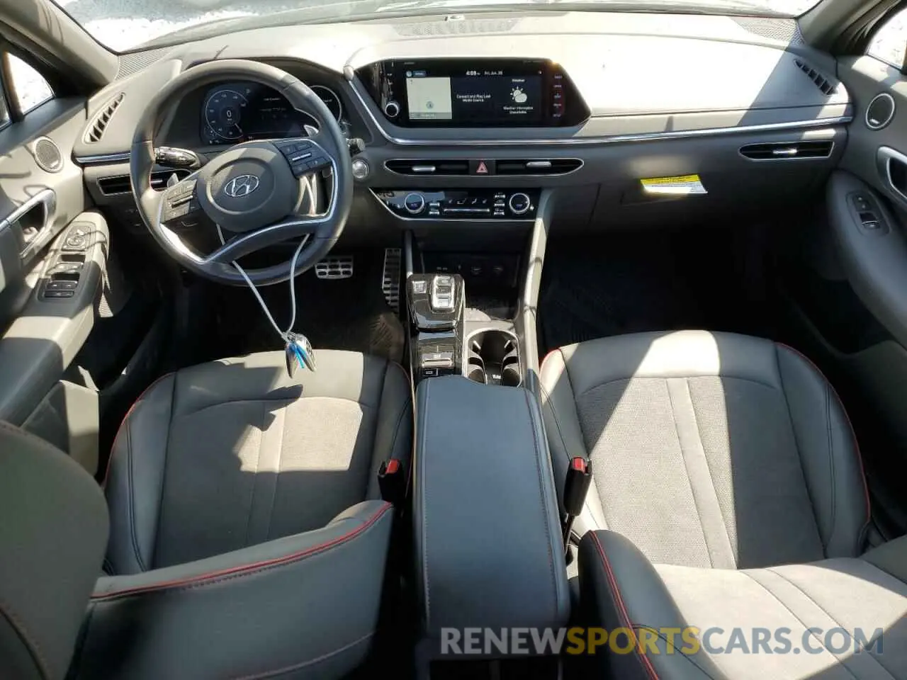 8 fotografías del automóvil dañado 5NPEJ4J27MH124513 HYUNDAI SONATA 2021