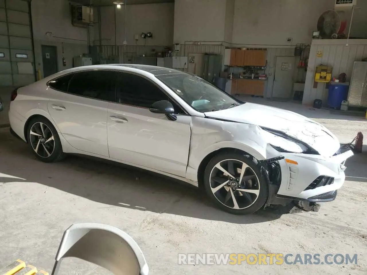 4 fotografías del automóvil dañado 5NPEJ4J29MH073659 HYUNDAI SONATA 2021