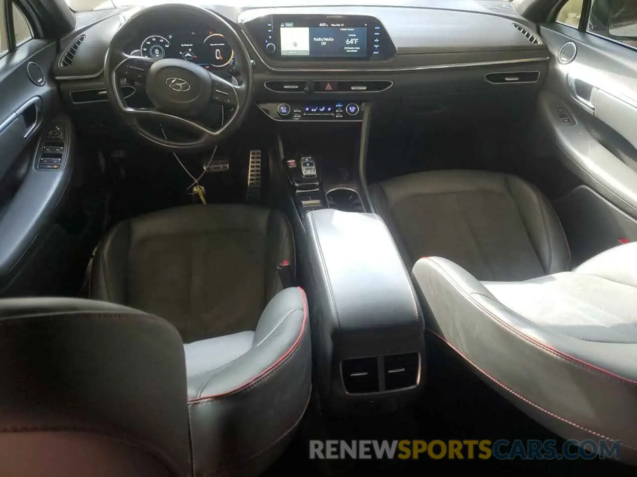 8 fotografías del automóvil dañado 5NPEJ4J29MH073659 HYUNDAI SONATA 2021