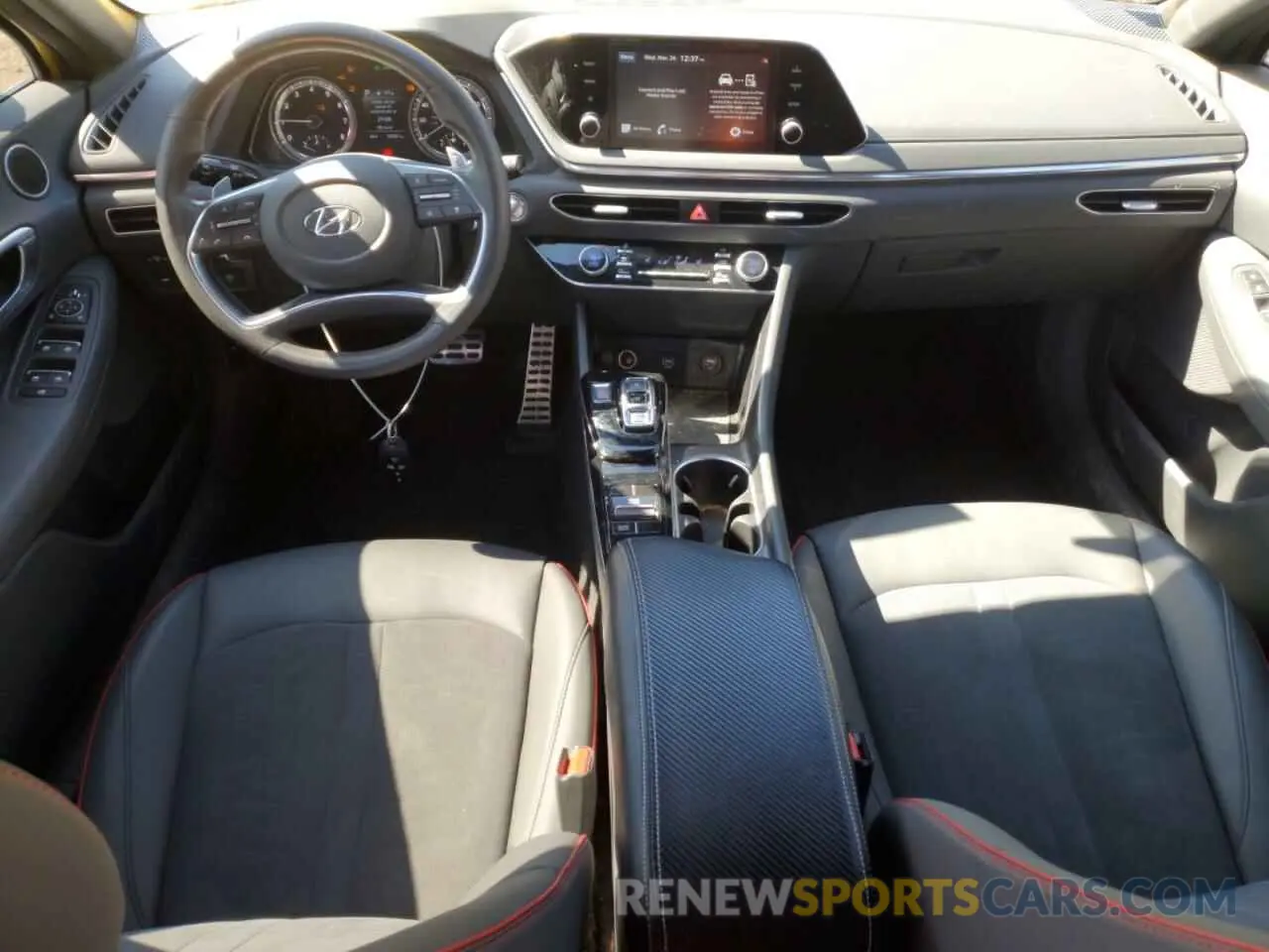 8 fotografías del automóvil dañado 5NPEJ4J29MH085598 HYUNDAI SONATA 2021
