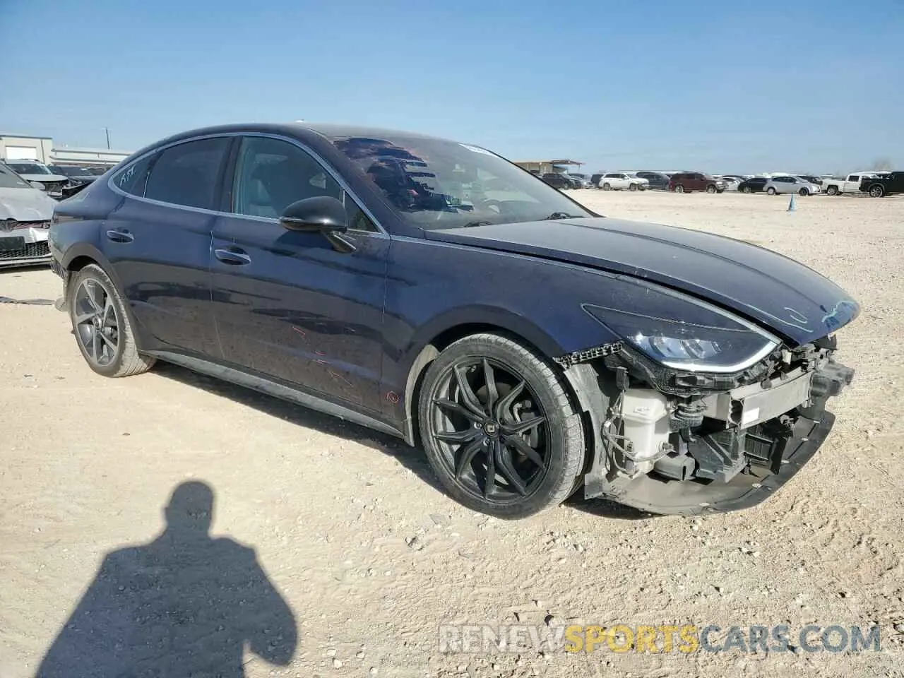 4 fotografías del automóvil dañado 5NPEJ4J2XMH089823 HYUNDAI SONATA 2021