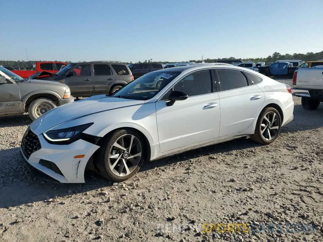 1 fotografías del automóvil dañado 5NPEJ4J2XMH124912 HYUNDAI SONATA 2021