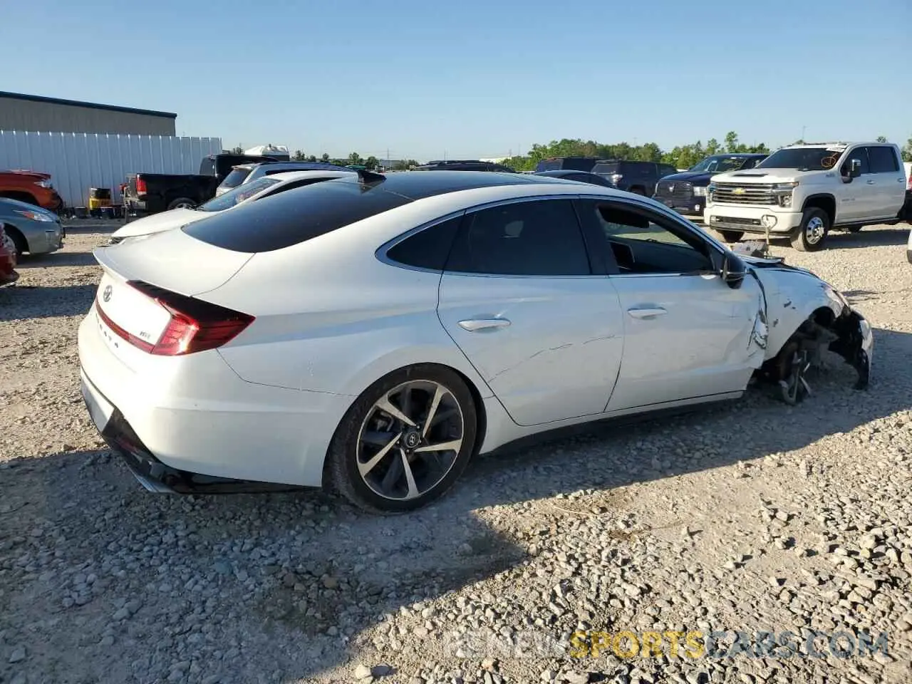 3 fotografías del automóvil dañado 5NPEJ4J2XMH124912 HYUNDAI SONATA 2021