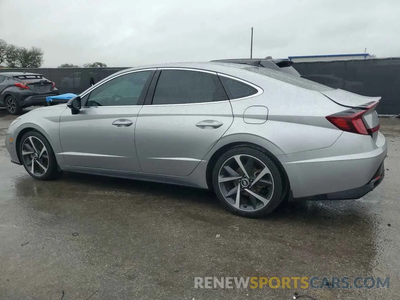 2 fotografías del automóvil dañado 5NPEJ4J2XMH128572 HYUNDAI SONATA 2021