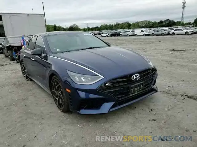 13 fotografías del automóvil dañado 5NPEK4JC1MH122889 HYUNDAI SONATA 2021
