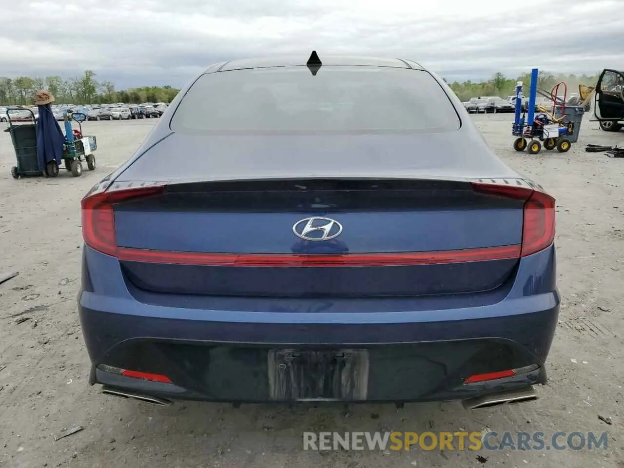 6 fotografías del automóvil dañado 5NPEK4JC1MH122889 HYUNDAI SONATA 2021