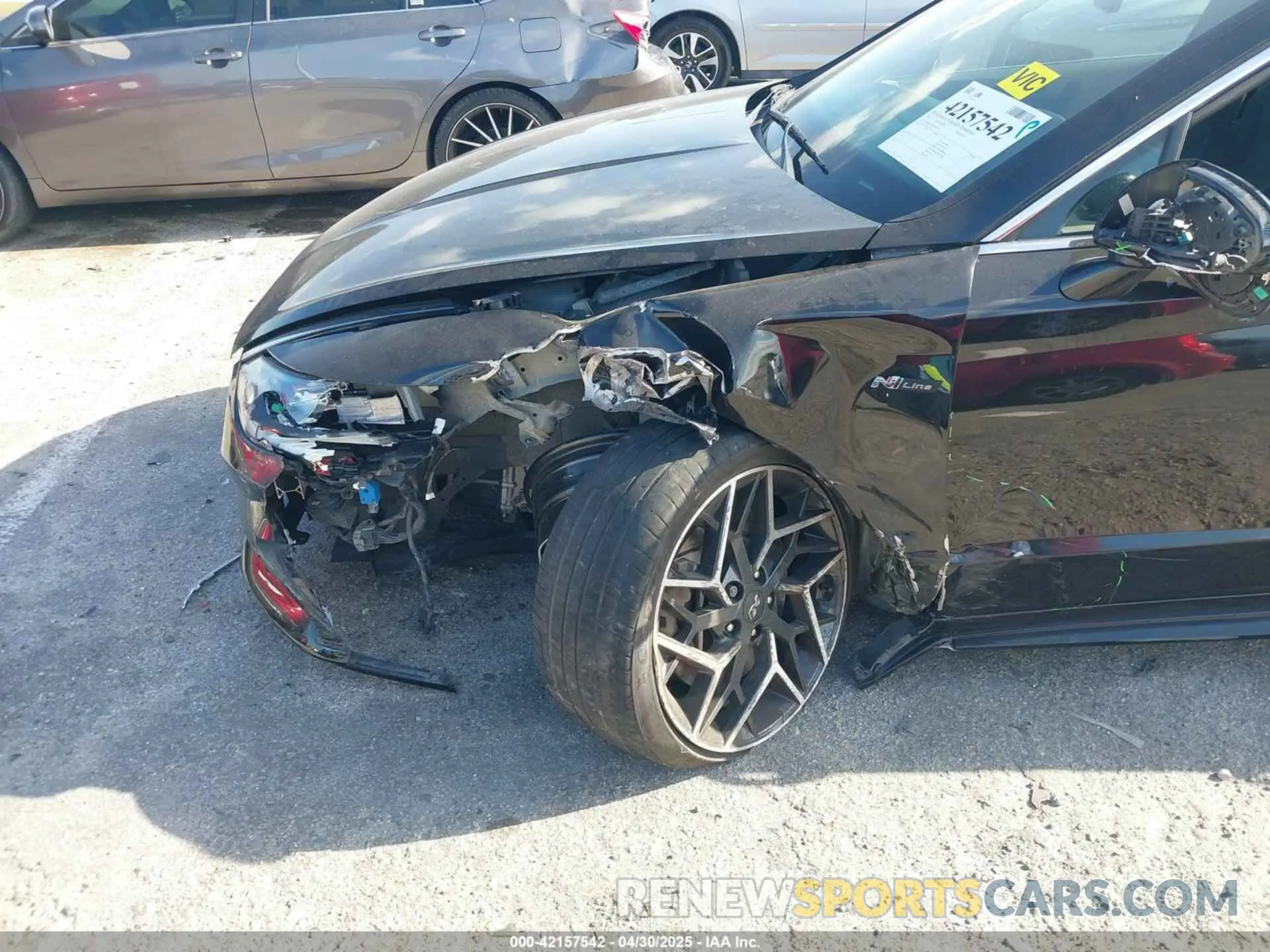 6 fotografías del automóvil dañado 5NPEK4JC2MH108693 HYUNDAI SONATA 2021
