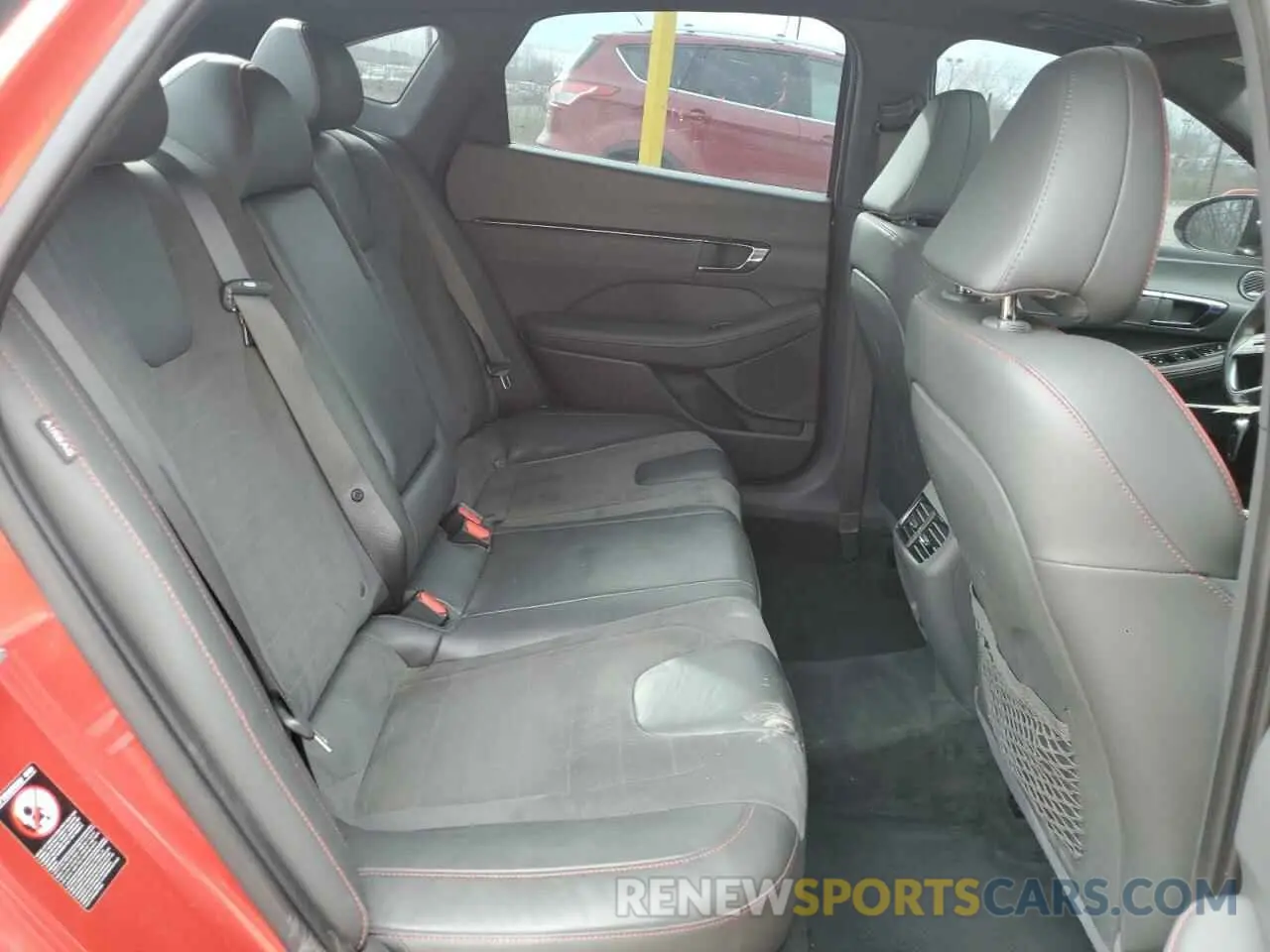 10 fotografías del automóvil dañado 5NPEK4JC2MH130953 HYUNDAI SONATA 2021