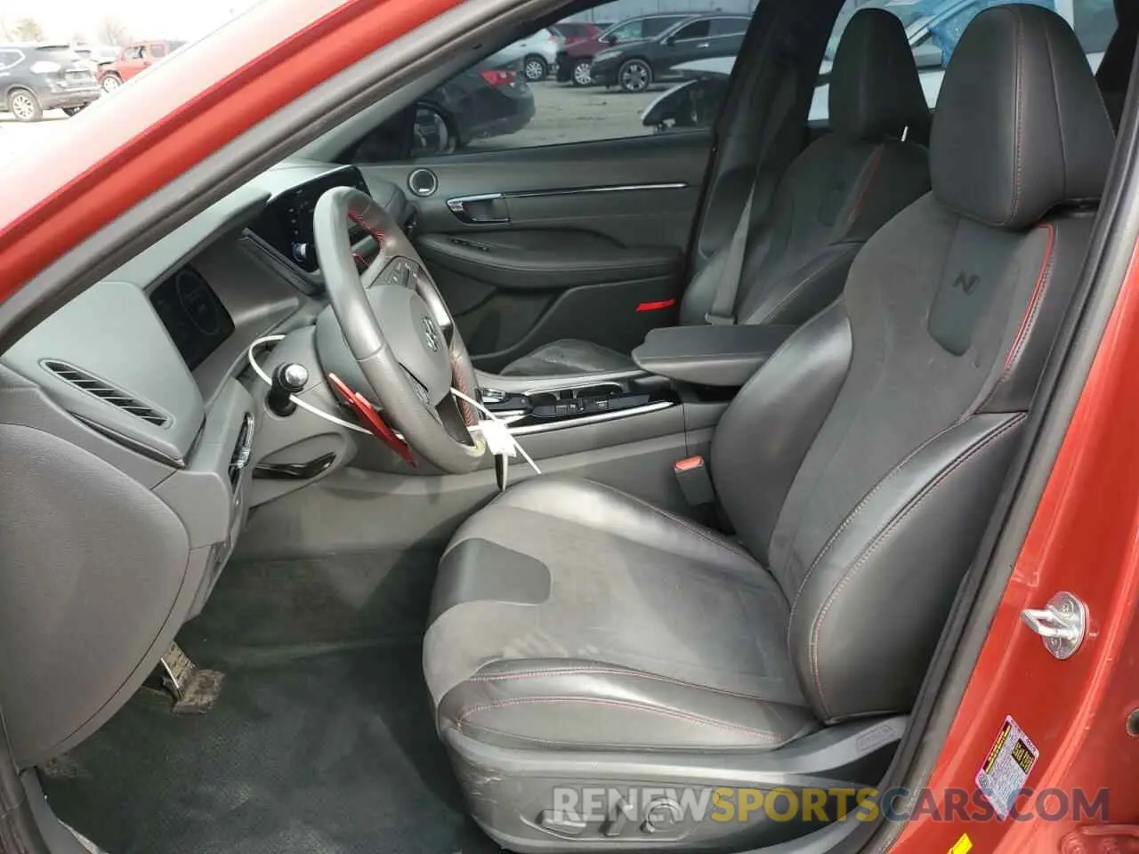 7 fotografías del automóvil dañado 5NPEK4JC2MH130953 HYUNDAI SONATA 2021
