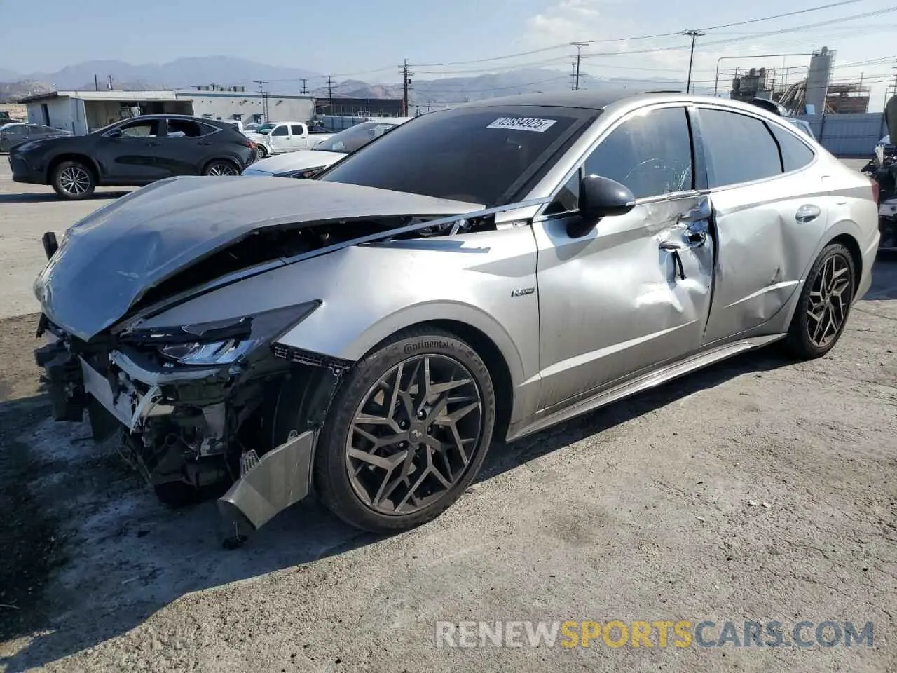 1 fotografías del automóvil dañado 5NPEK4JC3MH130508 HYUNDAI SONATA 2021
